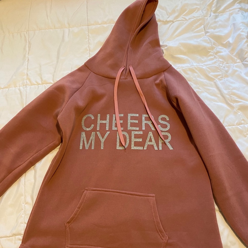 Pink hoodie